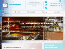 Tablet Screenshot of eustandard.com.pl
